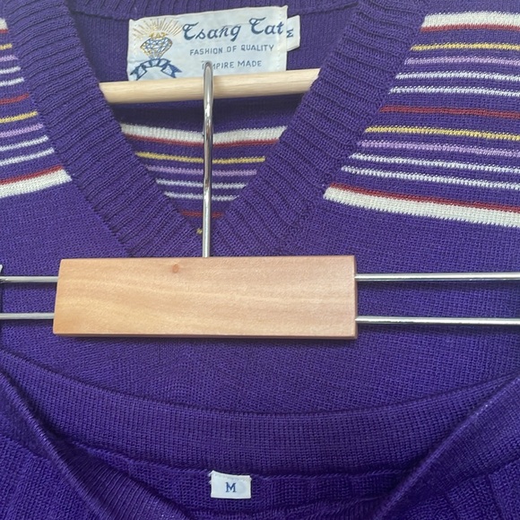 Vintage knit pleated skirt and sweater set - Picture 7 of 7